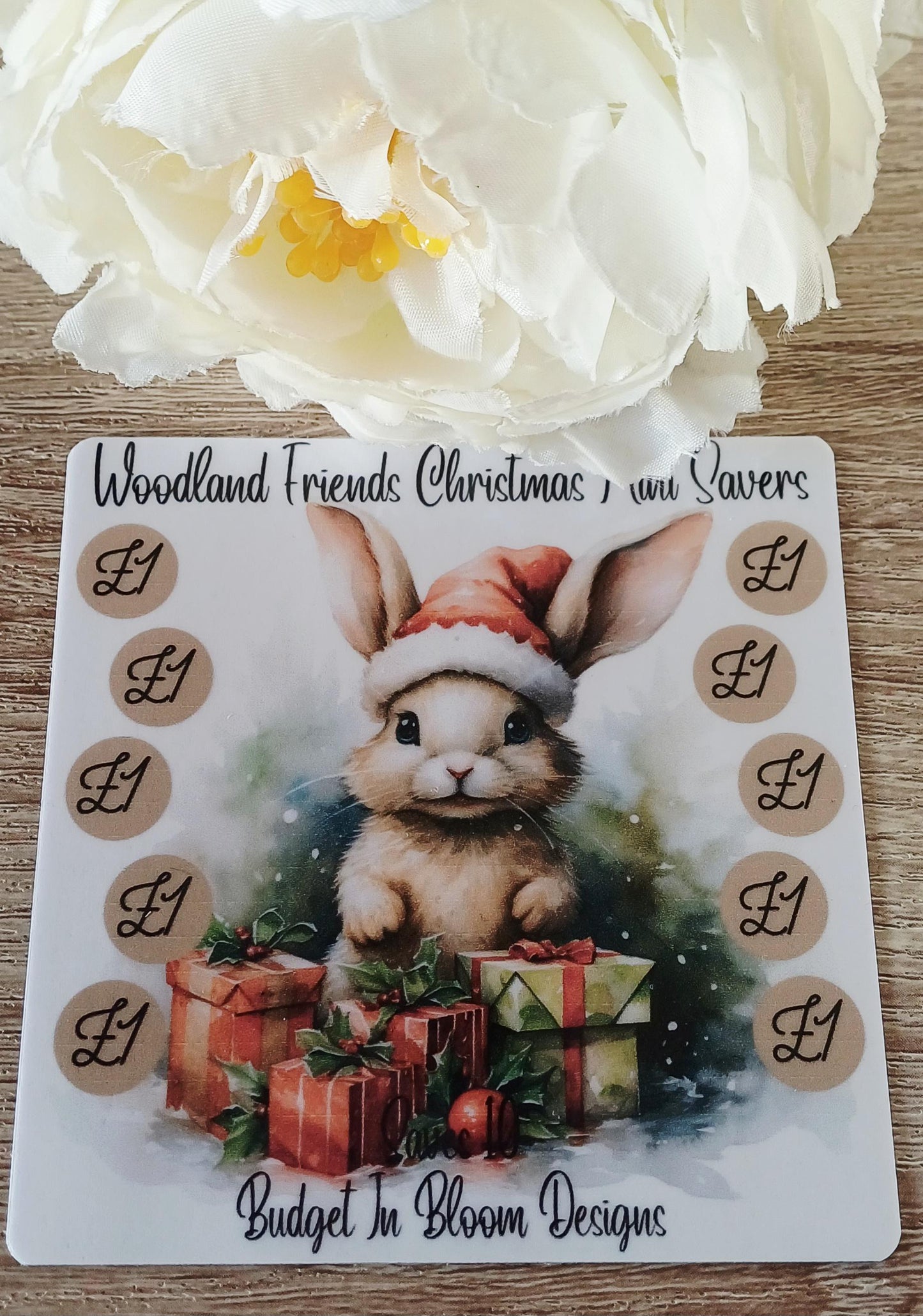 Woodland Friends Christmas Mini Savers Saving Challenge
