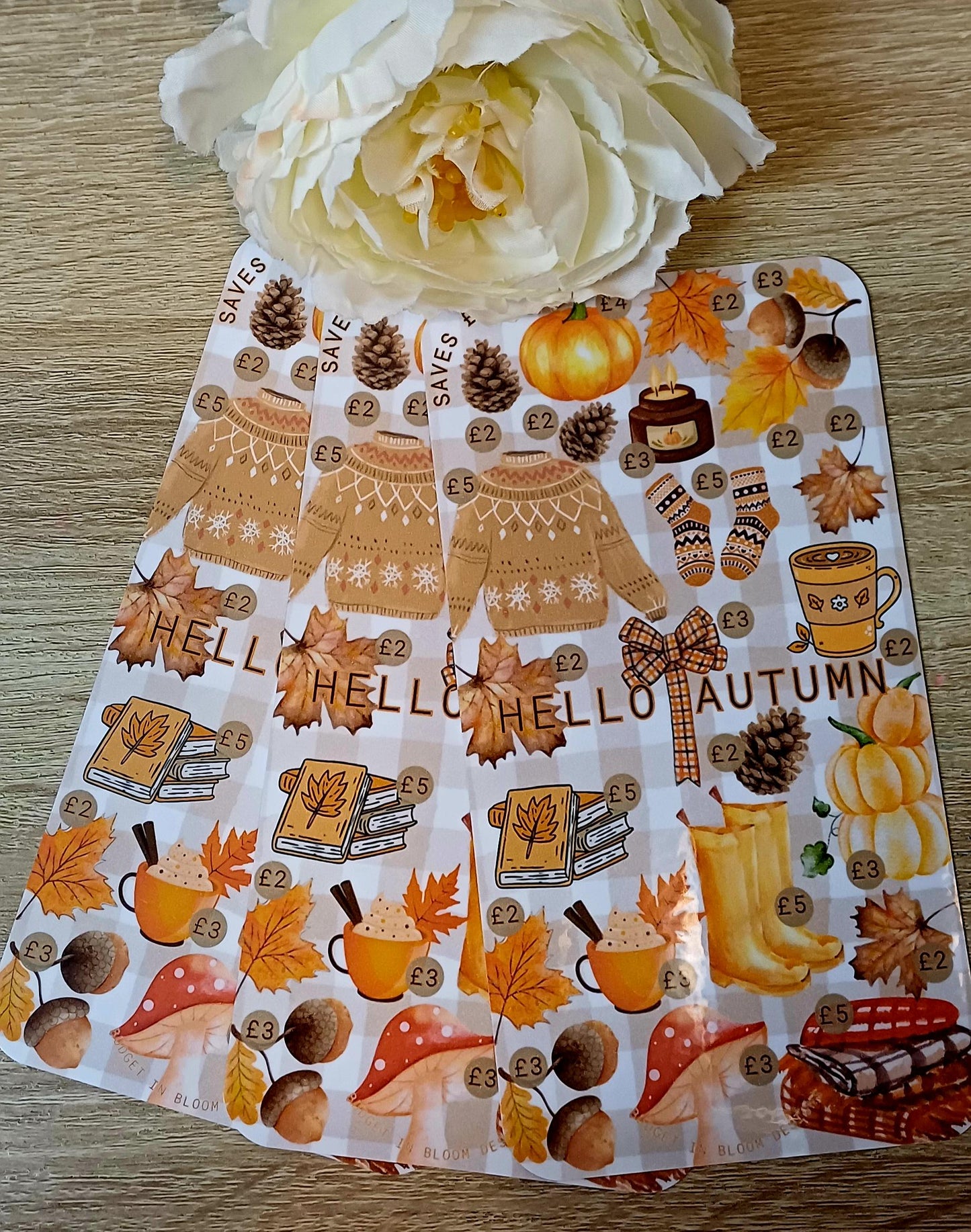 Hello Autumn Money Saving Challenge
