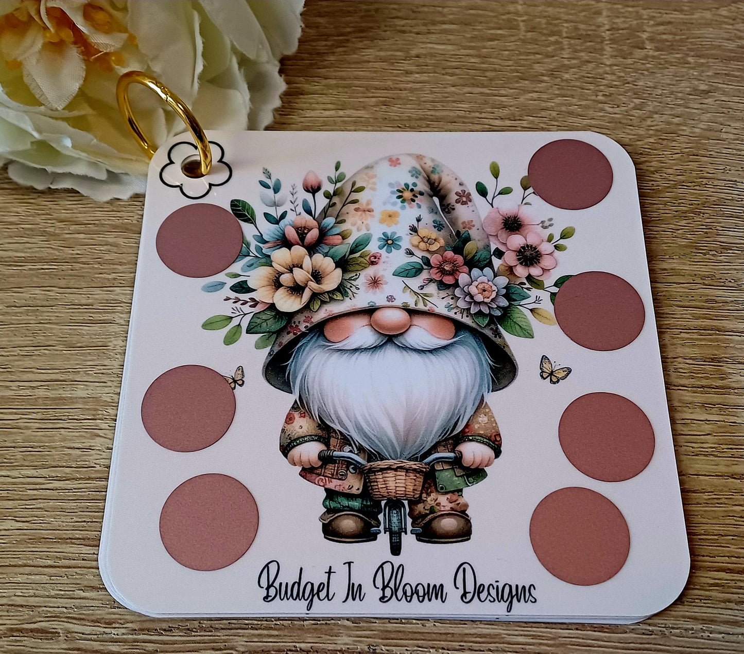 Floral Gonks Roll 'n' Scratch Savings Challenge (Copy)