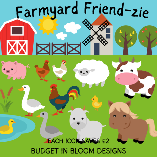 Farmyard Friend-Zie Mini Savings Challenge