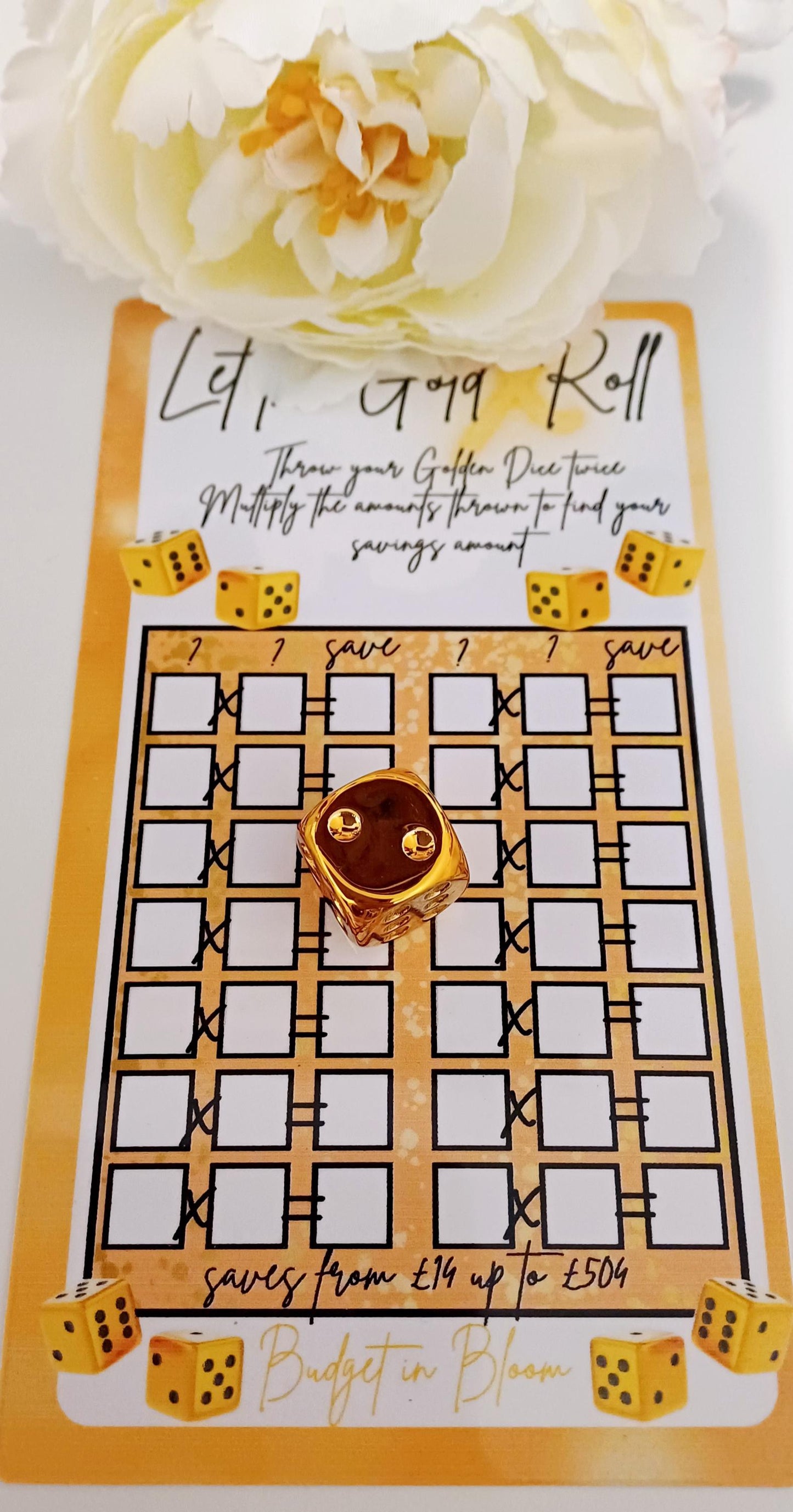 Let The Gold X Roll Savings Challenge