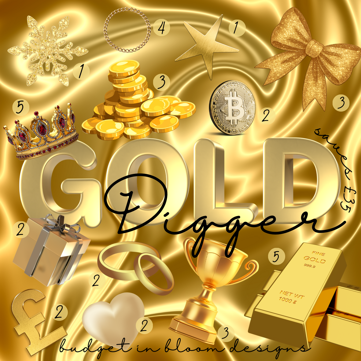 Gold Digger Mini Savings Challenge