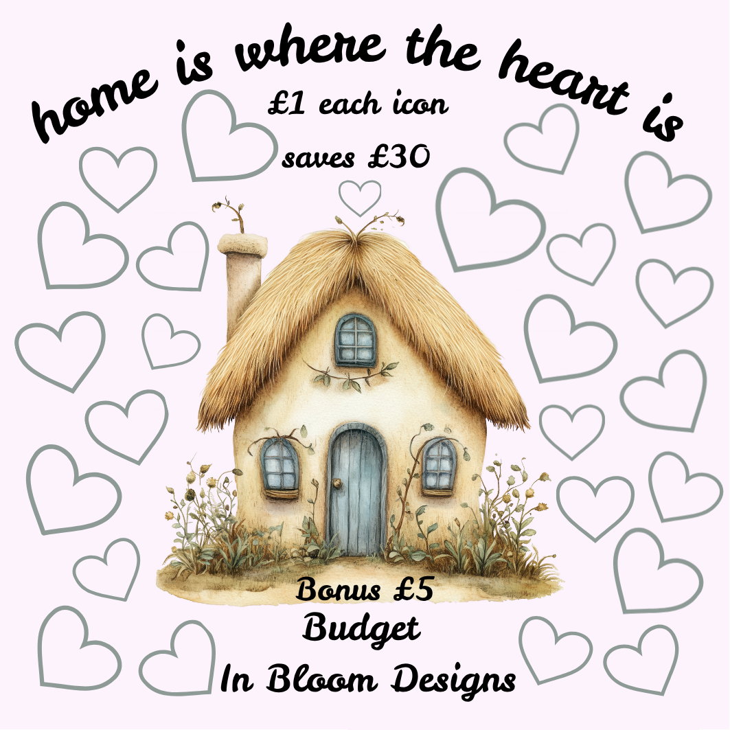 Home Is Where The Heart Is Mini Savings Challenge